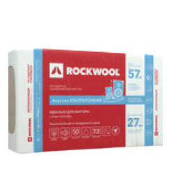 Шумоизоляция Rockwool Акустик Баттс 27х600х1000 мм 7,2 кв.м Шумоизоляция Rockwool Акустик Баттс 27х600х1000 мм 7,2 кв.м